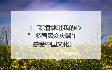 “粽香飘进我的心” 多国民众庆端午感受中国文化