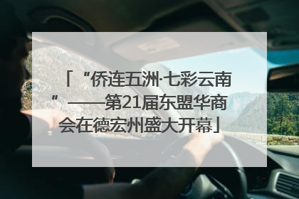 “侨连五洲·七彩云南”——第21届东盟华商会在德宏州盛大开幕