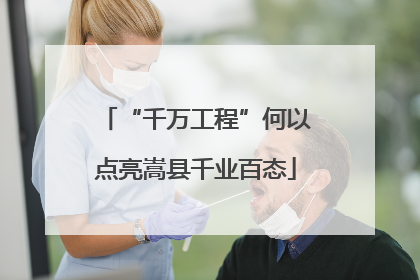 “千万工程”何以点亮嵩县千业百态