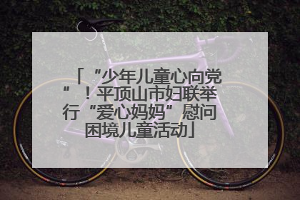 “少年儿童心向党”！平顶山市妇联举行“爱心妈妈”慰问困境儿童活动