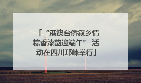 “港澳台侨叙乡情 粽香漆韵迎端午” 活动在四川邛崃举行