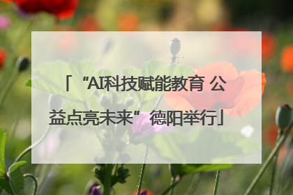 “AI科技赋能教育 公益点亮未来”德阳举行