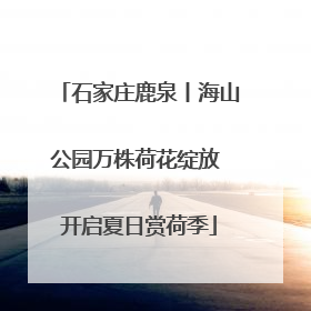 石家庄鹿泉丨海山公园万株荷花绽放 开启夏日赏荷季