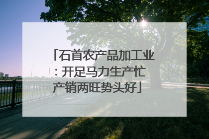 石首农产品加工业：开足马力生产忙 产销两旺势头好