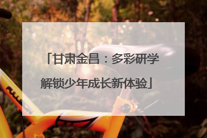甘肃金昌：多彩研学解锁少年成长新体验