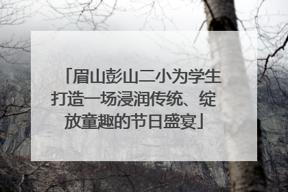 眉山彭山二小为学生打造一场浸润传统、绽放童趣的节日盛宴