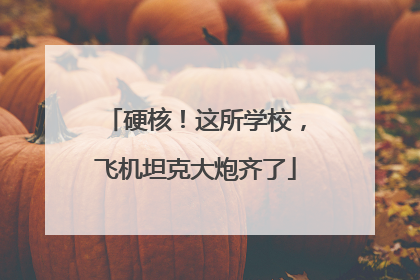硬核！这所学校，飞机坦克大炮齐了