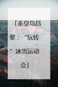 秦皇岛昌黎：“玩转”冰雪运动会