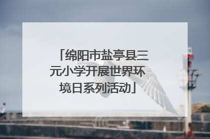 绵阳市盐亭县三元小学开展世界环境日系列活动