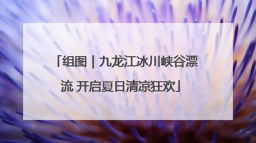 组图｜九龙江冰川峡谷漂流 开启夏日清凉狂欢