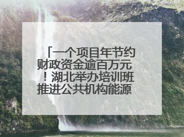 一个项目年节约财政资金逾百万元！湖北举办培训班推进公共机构能源费用托管工作