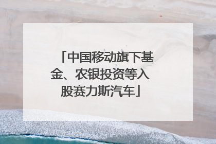 中国移动旗下基金、农银投资等入股赛力斯汽车