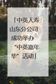 中英人寿山东分公司成功举办 “中英嘉年华”活动