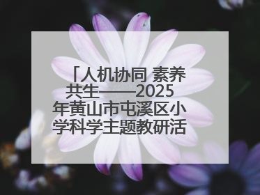 人机协同 素养共生——2025年黄山市屯溪区小学科学主题教研活动纪实