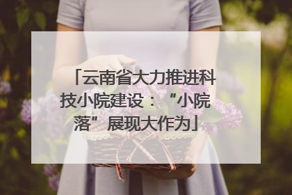 云南省大力推进科技小院建设：“小院落”展现大作为
