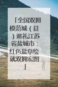 全国双拥模范城（县）巡礼江苏省盐城市：红色盐阜绘就双拥宏图
