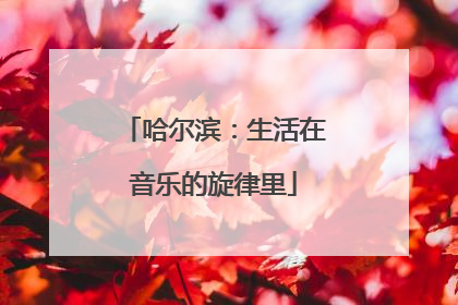 哈尔滨：生活在音乐的旋律里