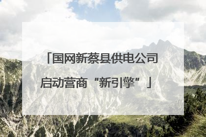 国网新蔡县供电公司启动营商“新引擎”