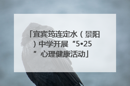 宜宾筠连定水（景阳）中学开展“5•25”心理健康活动