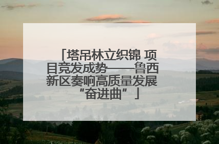 塔吊林立织锦 项目竞发成势——鲁西新区奏响高质量发展“奋进曲”
