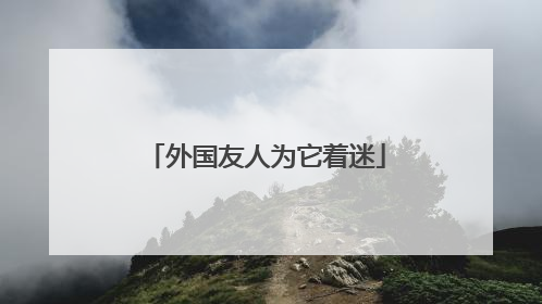 外国友人为它着迷
