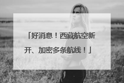 好消息！西藏航空新开、加密多条航线！