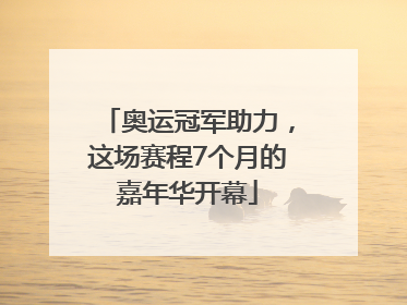 奥运冠军助力，这场赛程7个月的嘉年华开幕