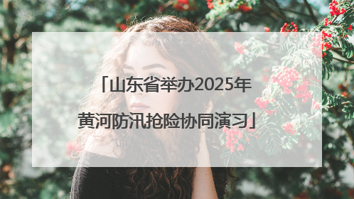 山东省举办2025年黄河防汛抢险协同演习