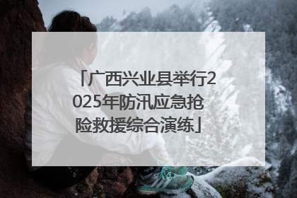 广西兴业县举行2025年防汛应急抢险救援综合演练