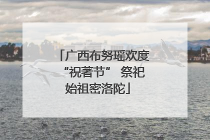 广西布努瑶欢度“祝著节” 祭祀始祖密洛陀