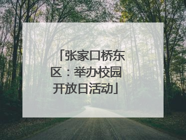 张家口桥东区:举办校园开放日活动