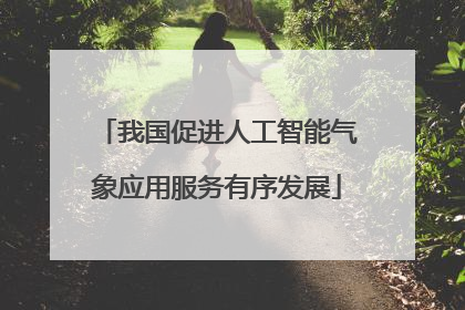 我国促进人工智能气象应用服务有序发展