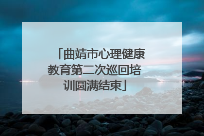 曲靖市心理健康教育第二次巡回培训圆满结束