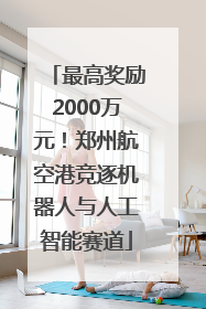 最高奖励2000万元！郑州航空港竞逐机器人与人工智能赛道