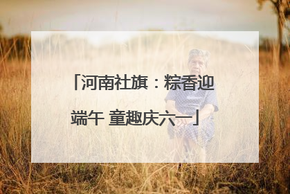 河南社旗：粽香迎端午 童趣庆六一