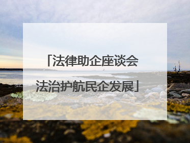 法律助企座谈会 法治护航民企发展