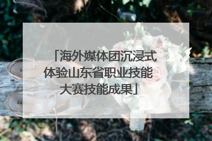海外媒体团沉浸式体验山东省职业技能大赛技能成果