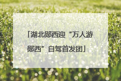 湖北郧西迎“万人游郧西”自驾首发团