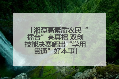 湘潭高素质农民“擂台”亮真招 双创技能决赛晒出“学用贯通”好本事