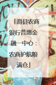 滑县农商银行普惠金融一中心：农商护航粮满仓