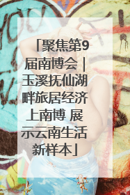 聚焦第9届南博会｜玉溪抚仙湖畔旅居经济上南博 展示云南生活新样本