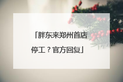 胖东来郑州首店停工？官方回复