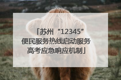 苏州“12345”便民服务热线启动服务高考应急响应机制