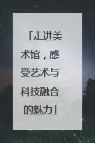 走进美术馆，感受艺术与科技融合的魅力