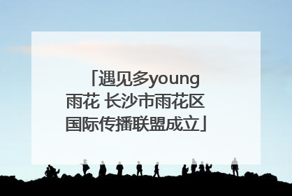 遇见多young雨花 长沙市雨花区国际传播联盟成立
