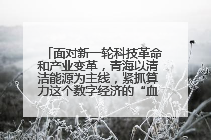面对新一轮科技革命和产业变革,青海以清洁能源为主线,紧抓算力这个数字经济的“血液”、科技主权的“筹码”、产业升级的“杠杆”、绿色转型的“支点”,勇于撬动国家“双碳”战略、“东数西算”工程重大发展新机遇,点亮绿色算电协同新赛道,蹚出一条符合本地实际的高质量发展之路——青海:“绿色算力” 锚定“东数西算”国家战略布局