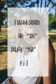 锡林郭勒：乘“新”风向“绿”行