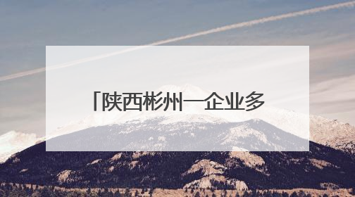 陕西彬州一企业多年缺水至停产并被要求产值虚报？知情人士表示属实