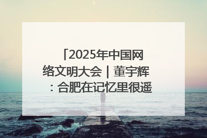 2025年中国网络文明大会｜董宇辉：合肥在记忆里很遥远也很亲切
