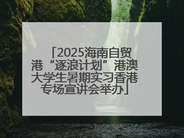 2025海南自贸港“逐浪计划”港澳大学生暑期实习香港专场宣讲会举办